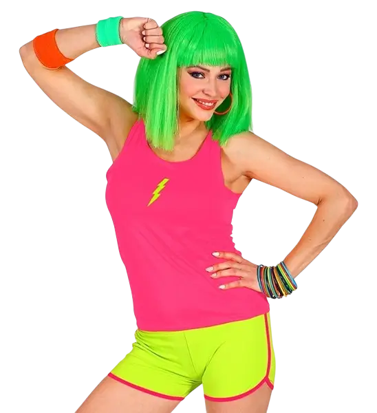 Neon gele shorts