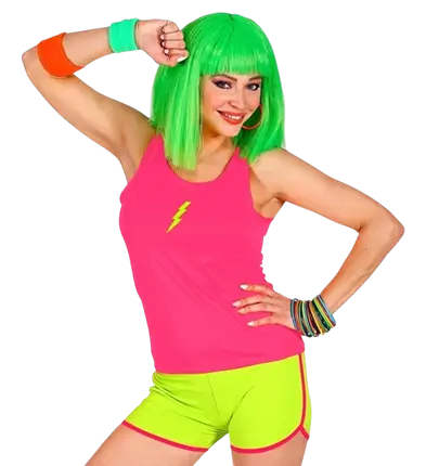 Neon gele shorts
