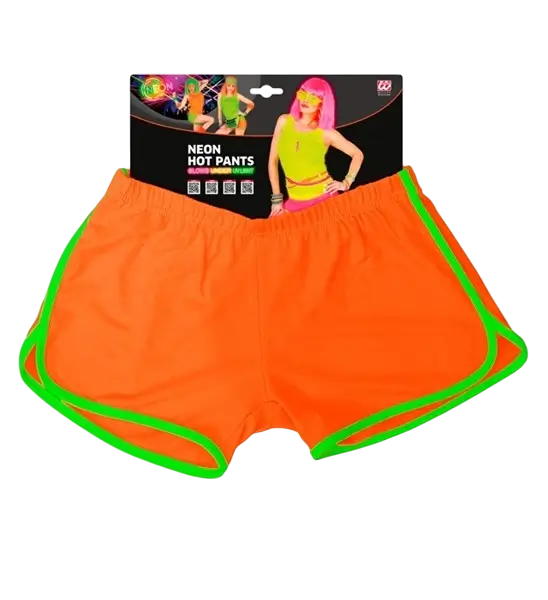 Neon oranje shorts