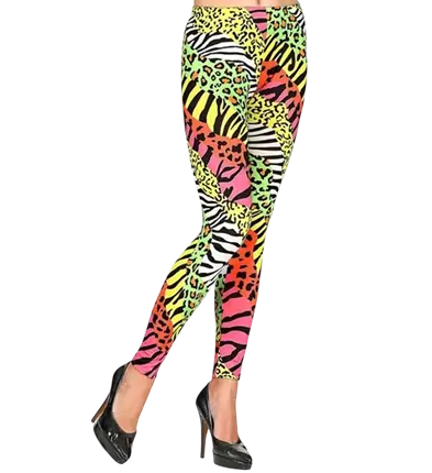 Legging 80's dierenprint - L/XL