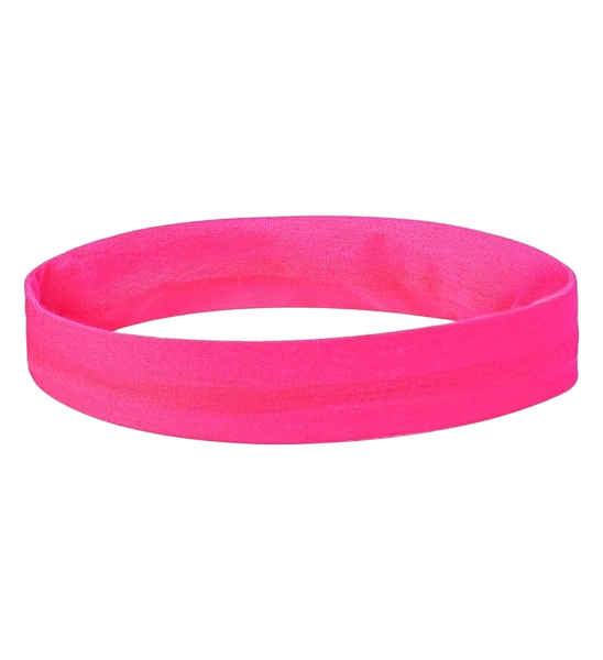 Retro neon roze hoofdband