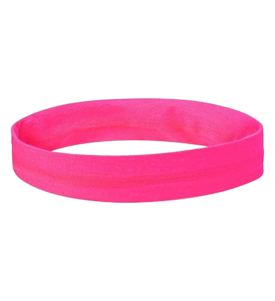 Retro neon roze hoofdband