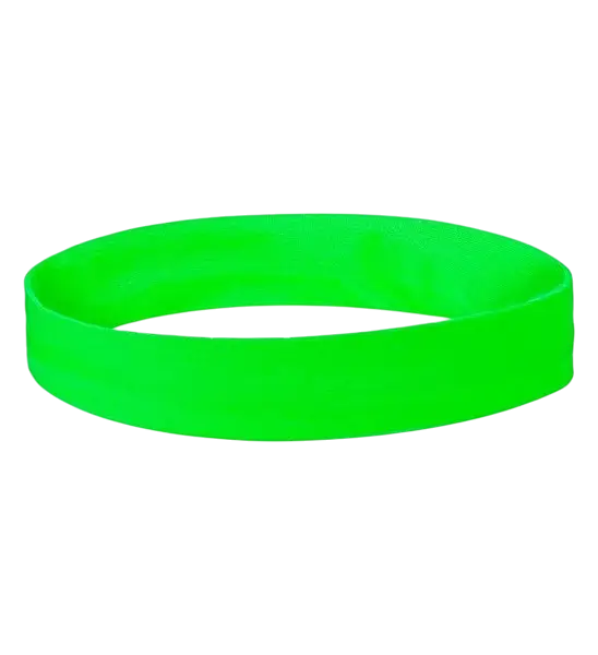 Retro neongroene hoofdband