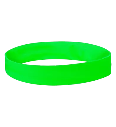 Retro neongroene hoofdband