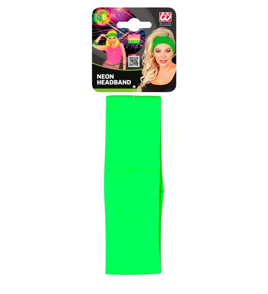 Set neongroene hoofdbanden