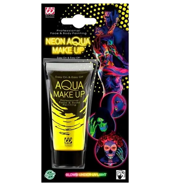 Fluorescerende gele make-up tube 30 ml