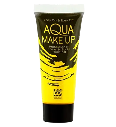 Fluorescerende gele make-up tube 30 ml
