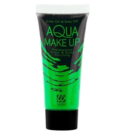 Fluorescerende groene make-up tube 30 ml