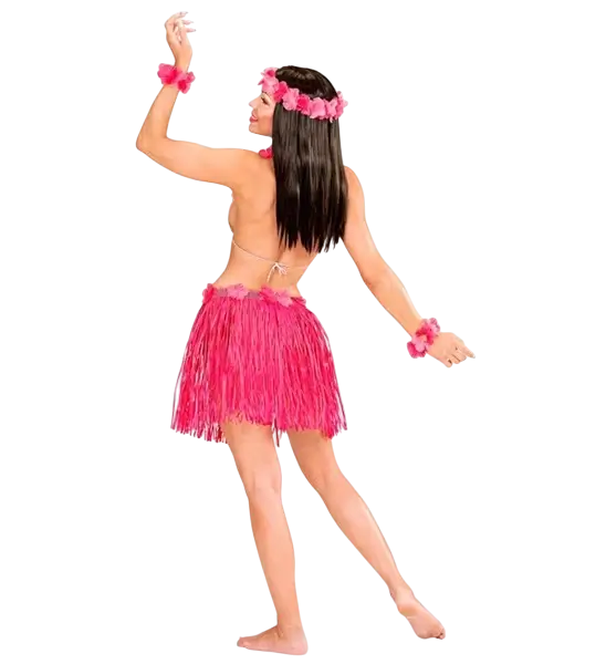Roze Hawaiiaanse verkleedkit