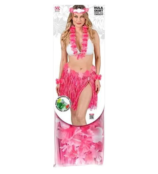 Roze Hawaiiaanse verkleedkit