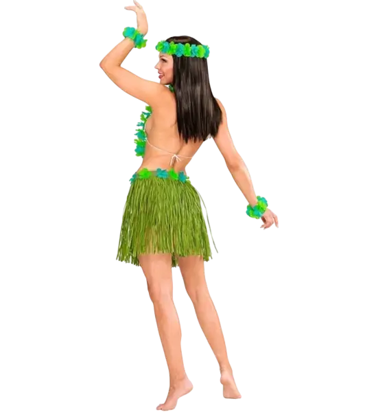 Groen Hawaiiaans verkleedpak
