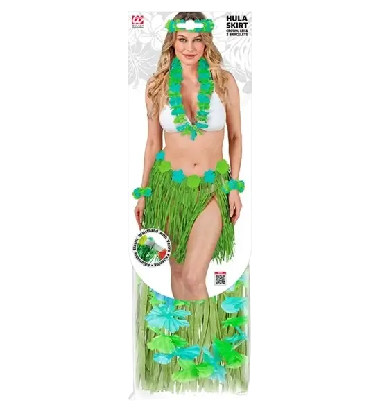 Groen Hawaiiaans verkleedpak