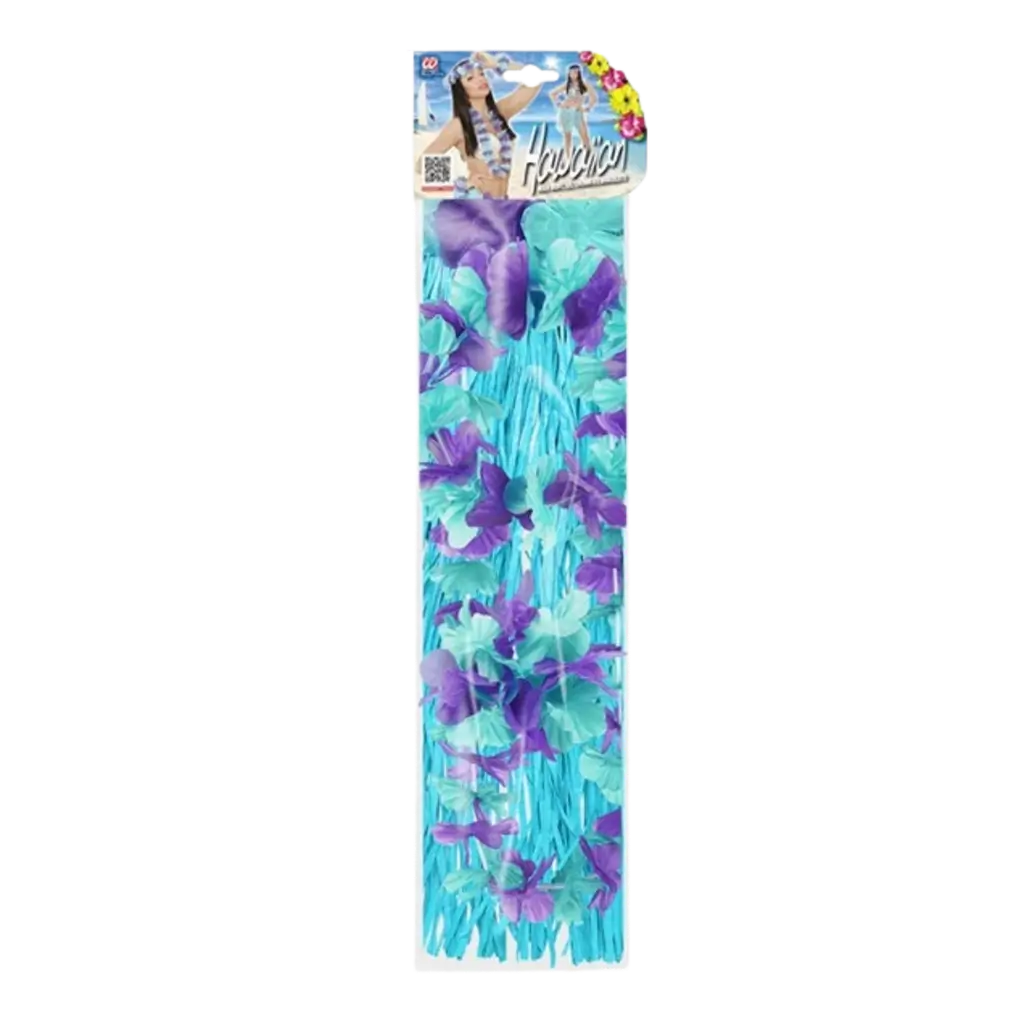 Blauw Hawaiiaans verkleedpak