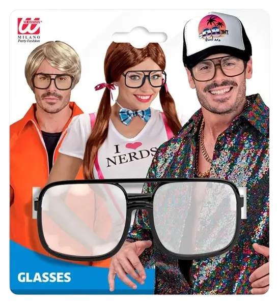 90's bril - Heldere glazen