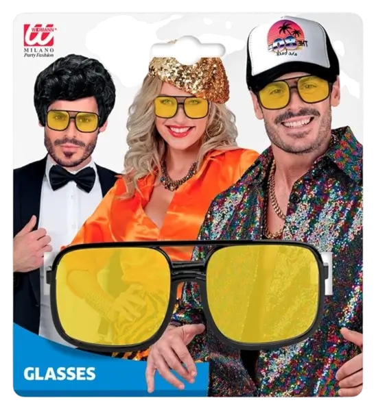 Bril années 90's - Gele glazen