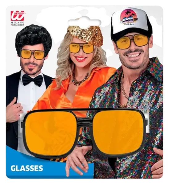 Bril années 90's - Oranje glazen