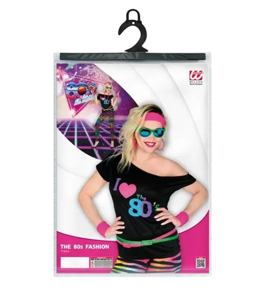 T-shirt Ik hou van de jaren 80 - XXL