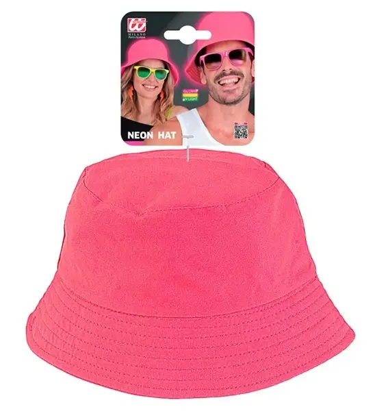 Fluorescerend roze Bob-muts