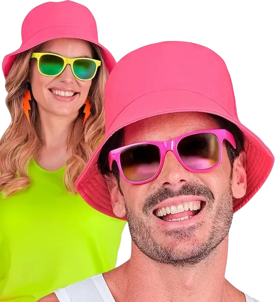 Fluorescerend roze Bob-muts
