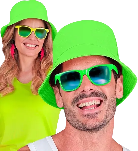 Fluorescerende groene Bob-muts