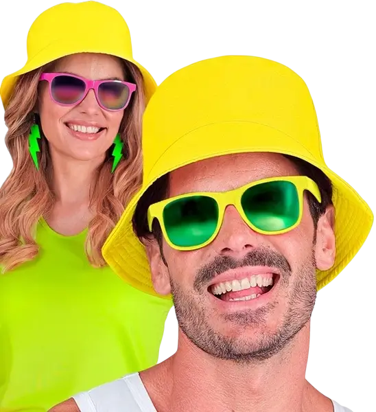 Fluorescerende gele Bob-muts