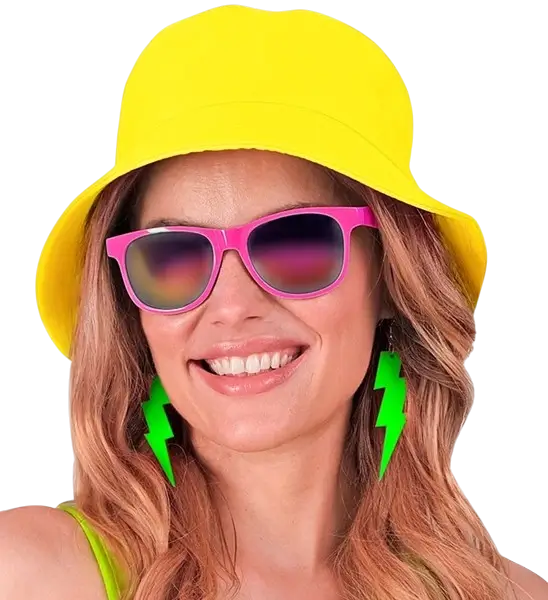 Fluorescerende gele Bob-muts