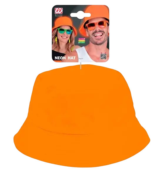 Fluorescerende oranje Bob-muts