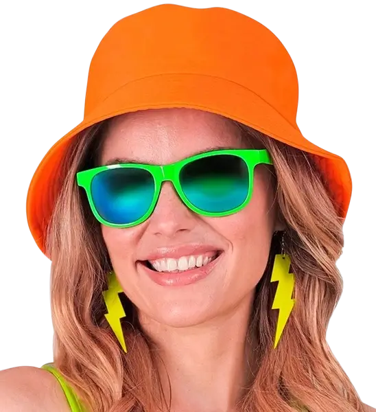 Fluorescerende oranje Bob-muts