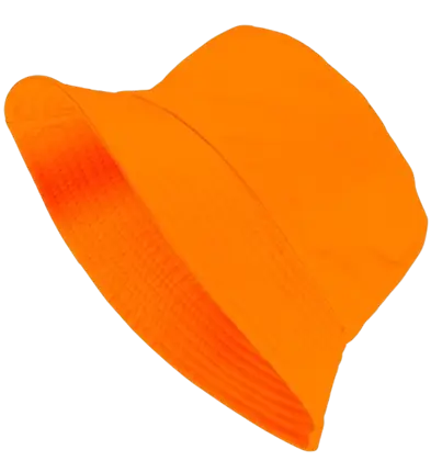 Fluorescerende oranje Bob-muts