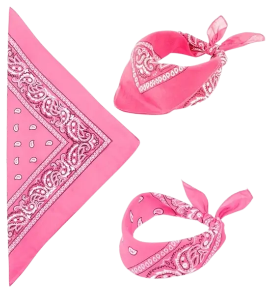 Roze bandana