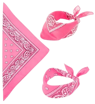 Roze bandana