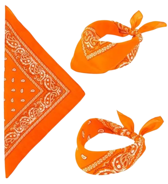Oranje bandana