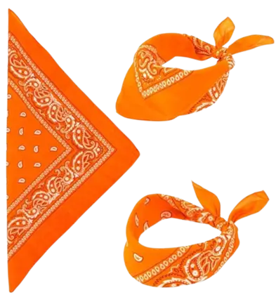 Oranje bandana