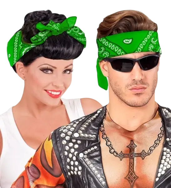 Groene bandana