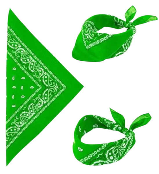 Groene bandana