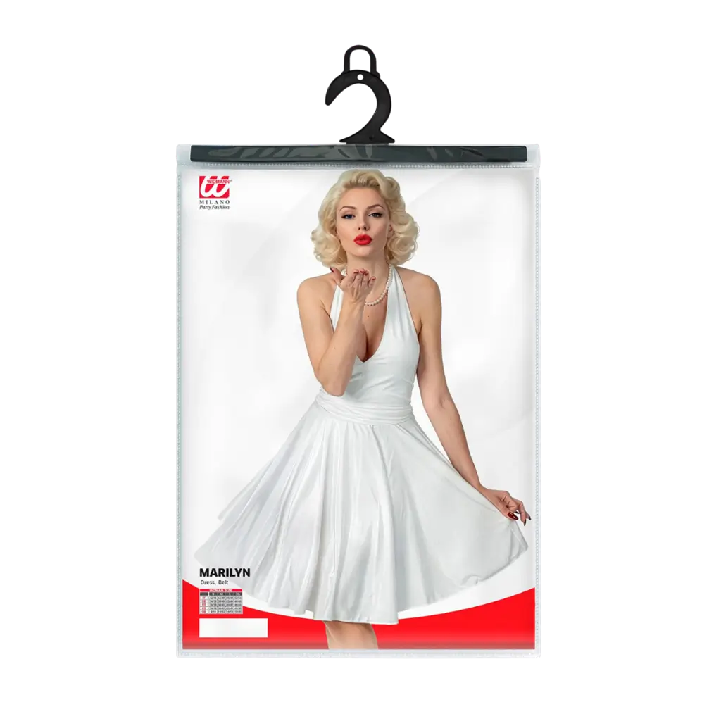 Marylin witte jurk - M