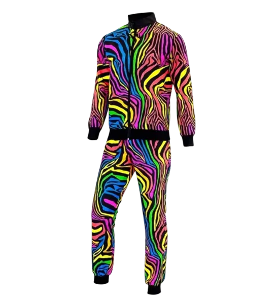 Fluo Rainbow trainingspak - S