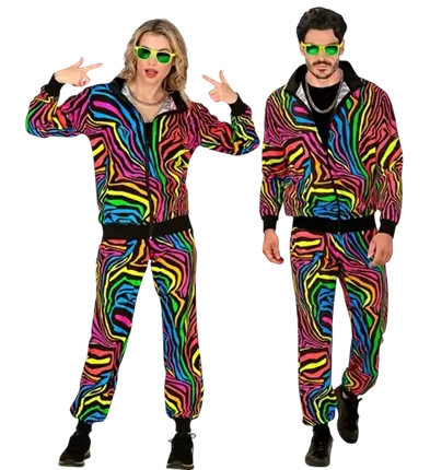 Fluo Rainbow trainingspak - S