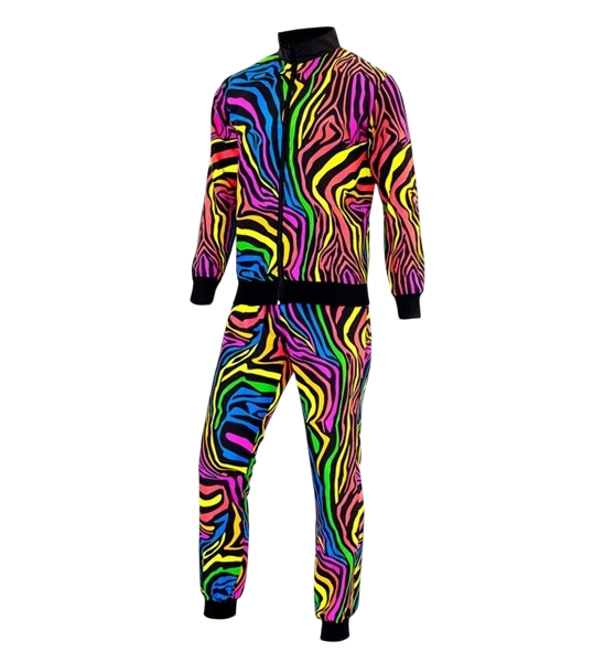Fluo Rainbow trainingspak - M