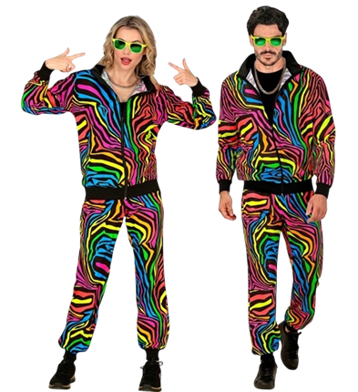 Fluo Rainbow trainingspak - M