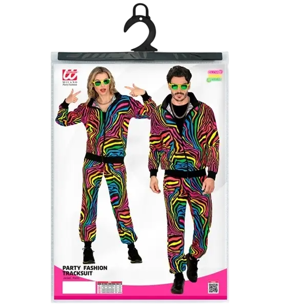 Fluo Rainbow trainingspak - L