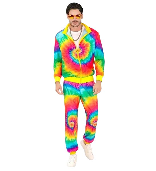 Hippie mode psychedelische jumpsuit - M