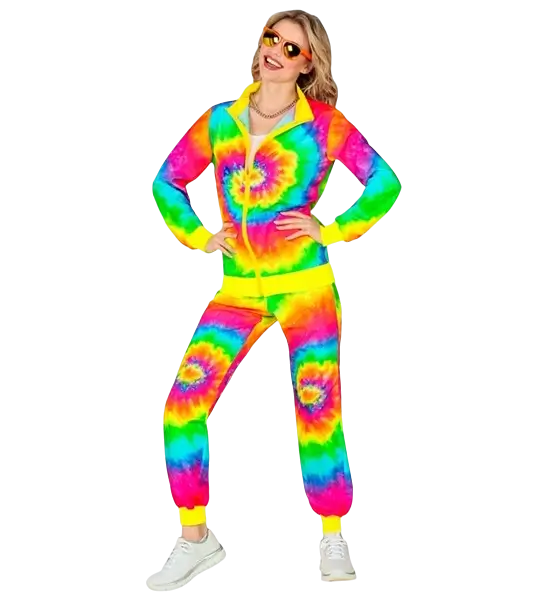 Hippie mode psychedelische jumpsuit - M