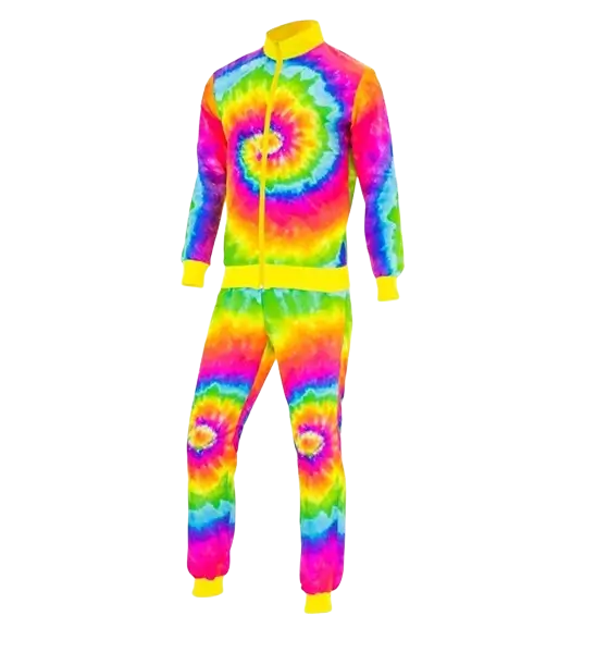 Hippie mode psychedelische jumpsuit - M
