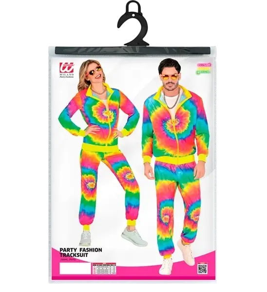 Hippie mode psychedelische jumpsuit - M
