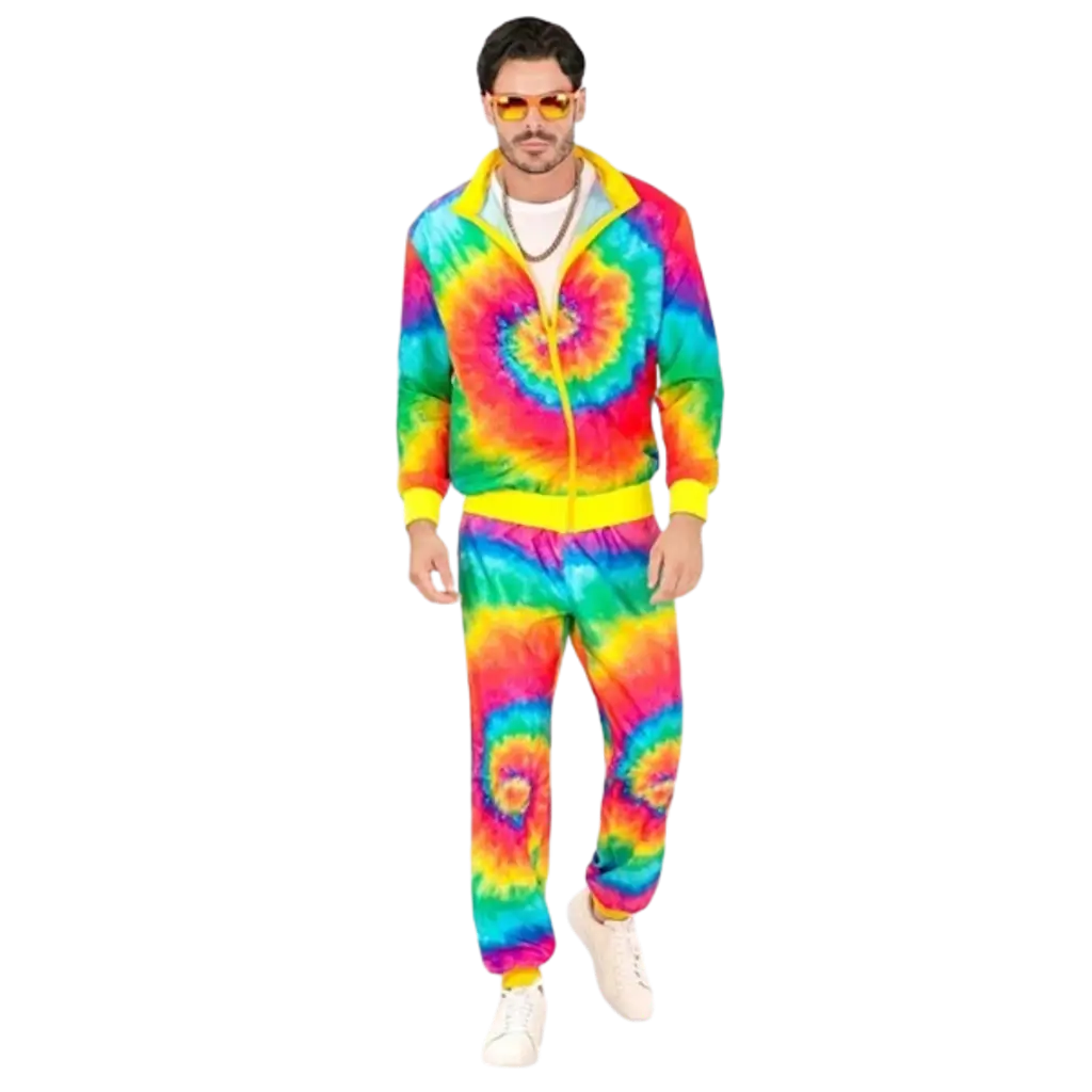 Hippie mode psychedelische jumpsuit - XL
