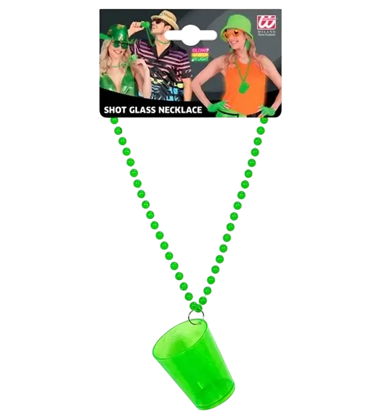 Fluorescerend groene ketting