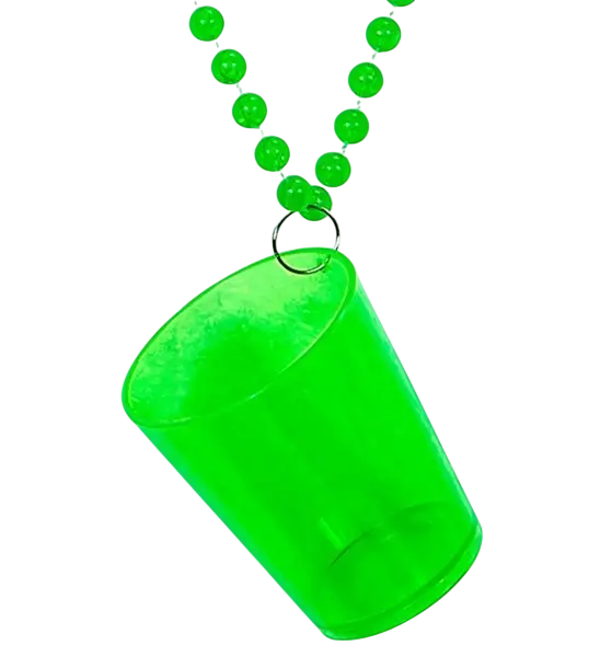 Fluorescerend groene ketting