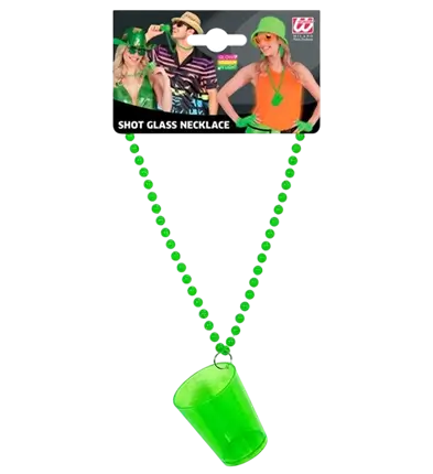 Fluorescerend groene ketting