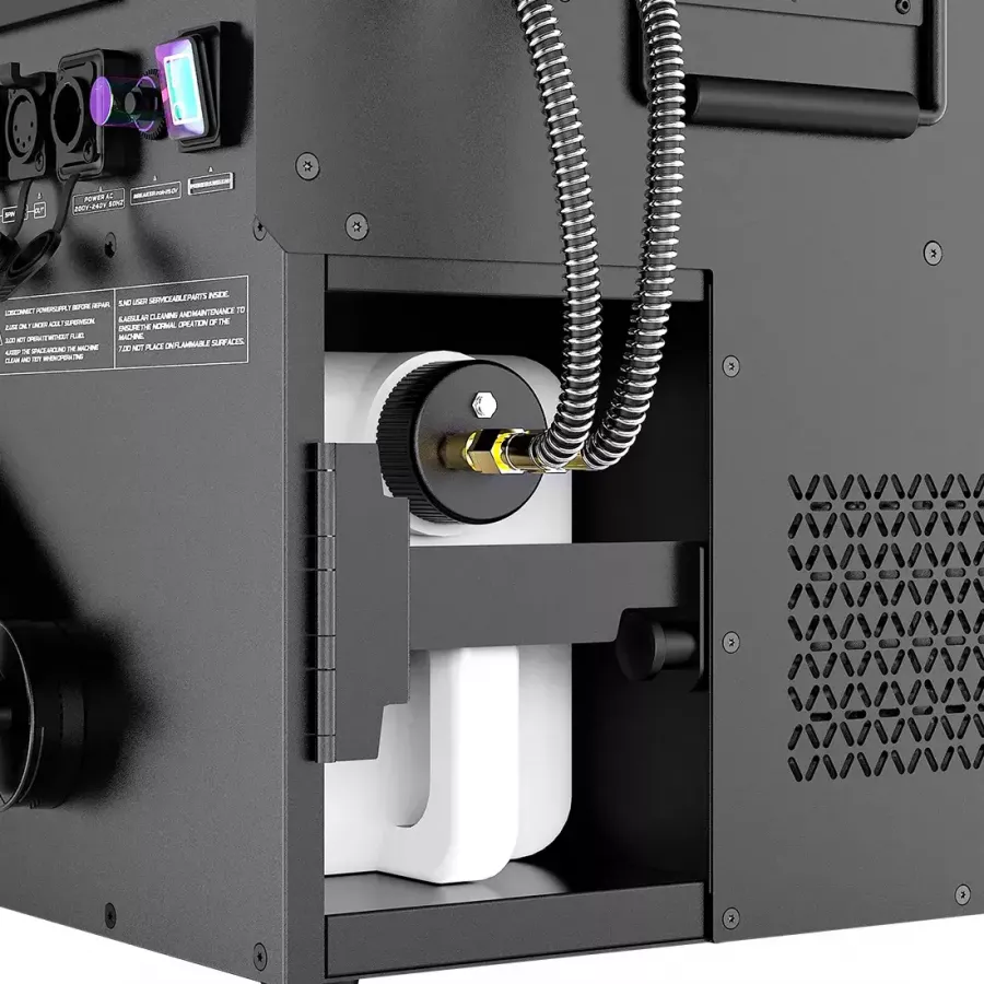 NOVA FOG JET - Mistmachine CO2 EFFECT, IP65 + LED 24x9W - Projectie 15 meter